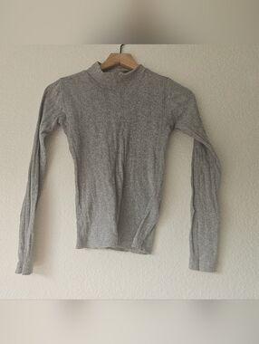 Doen organic pointelle turtleneck, xsmall